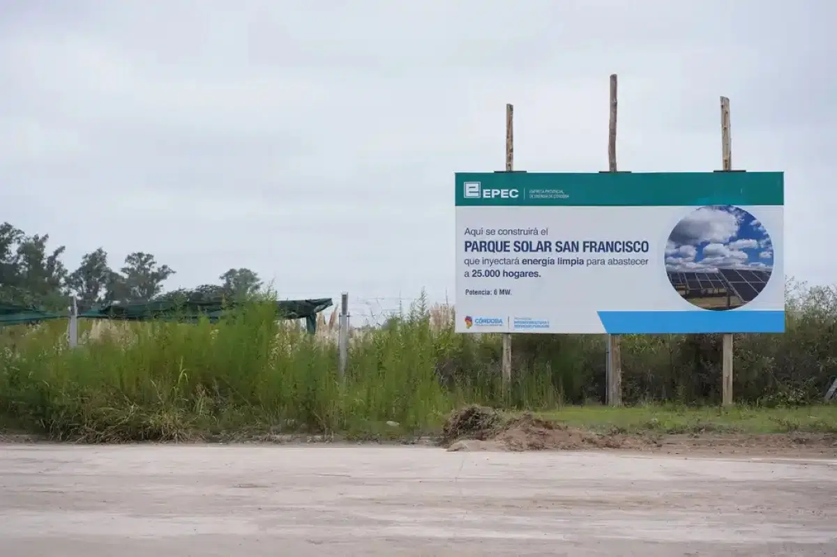 Córdoba promotes a new solar park in San Francisco and strengthens its path towards a sustainable energy matrix