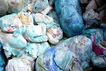 Diapers could cease to be an environmental problem: a fungus-based method would help transform this waste. Photo: Yahoo Vida y Estilo. 