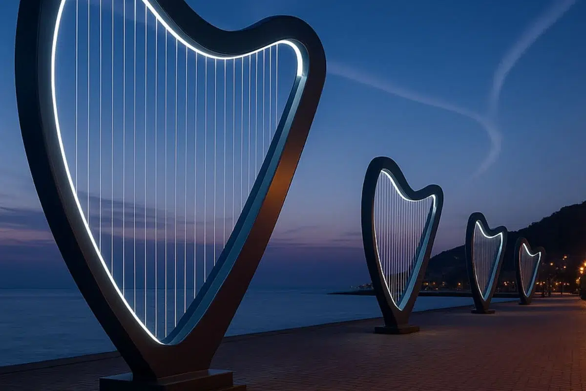 Urban Wind Harps: Greece Promotes “Sound Cities” That Transform Wind into Music and Energy
