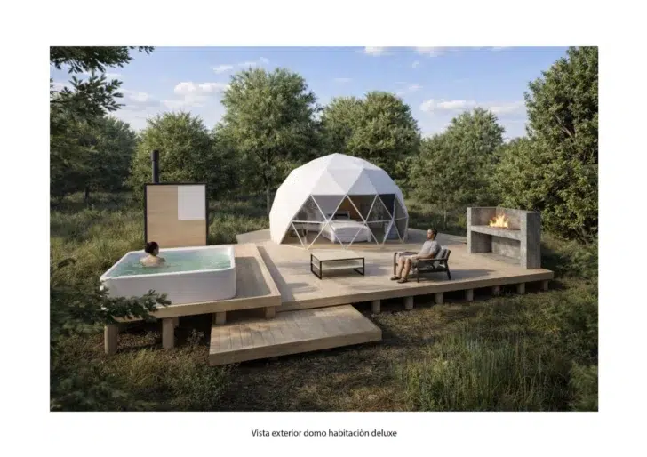 Un proyecto de glamping en Necochea busca impulsar el ecoturismo con un complejo sustentable en el Camping Las Grutas. Foto: Sendero Regional.