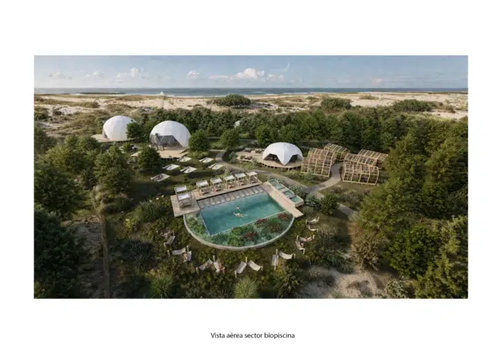 Un proyecto de glamping en Necochea busca impulsar el ecoturismo con un complejo sustentable en el Camping Las Grutas. Foto: Sendero Regional.
