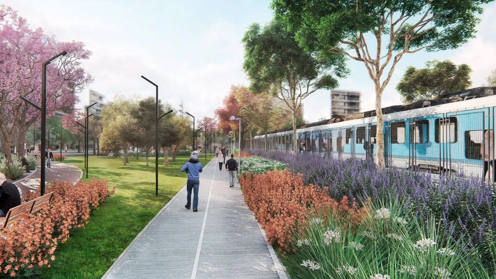 Villa Urquiza adds a new park: the City of Buenos Aires recovers a railway site and expands its network of green spaces