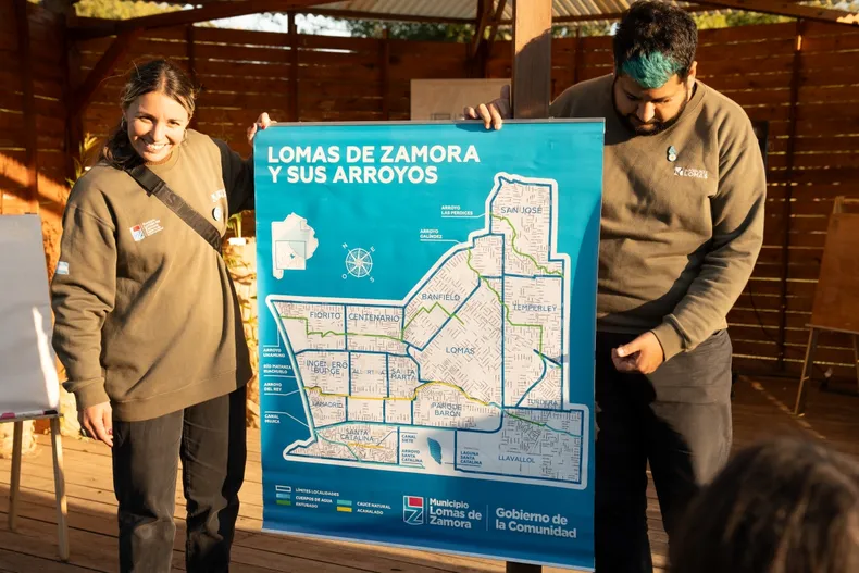 Parque Finky: um ecossistema chave para proteger a biodiversidade e resiliência climática em Lomas de Zamora. Foto: La Unión.