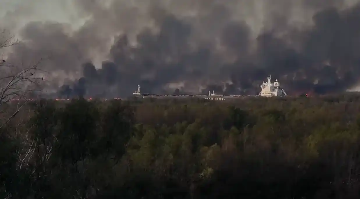 incendio en islas del Paraná