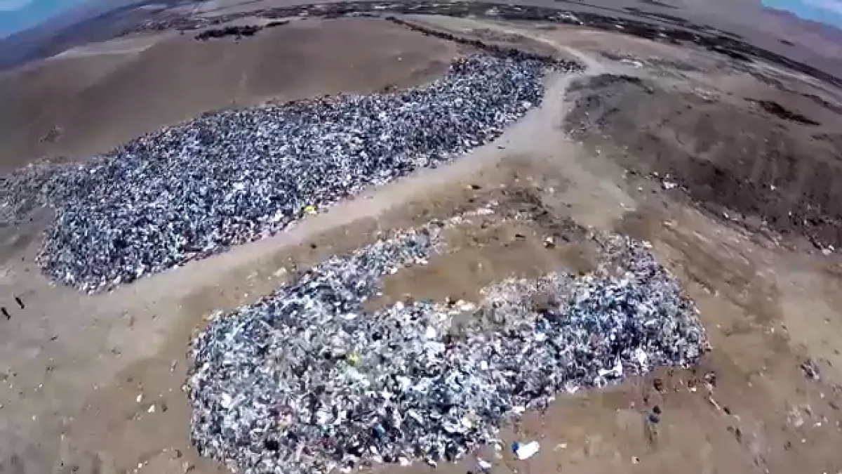 mountain of clothes