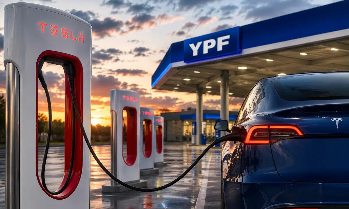 Strategic corridors for electric vehicles: Tesla and YPF drive a fast-charging network in Argentina