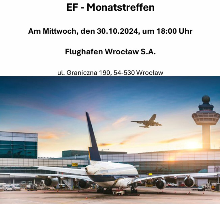 Einladung zum EF Monatstreffen am 30.10.2024