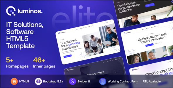 IT Solutions & latest Bootstrap HTML