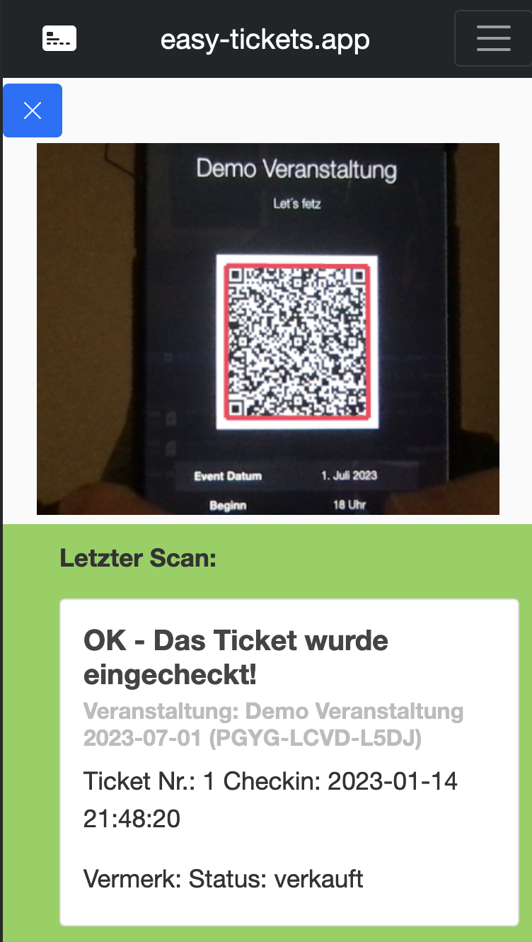 easy-tickets-app QR-Scanner-Kamera2