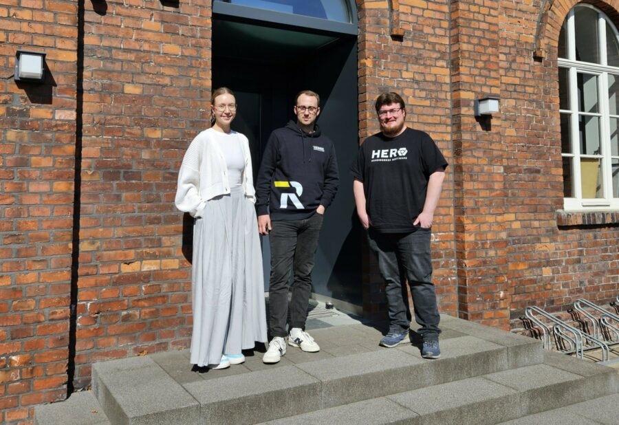 Team der HERO Handwerkersoftware zu Besuch bei den Solarteuren von REINKE Photovoltaik Bild: HERO Personal besucht REINKE Photovoltaik