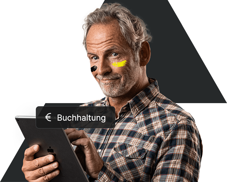 Bild: Vorbereitende Buchhaltung auf dem Tablet mit der Hero Software