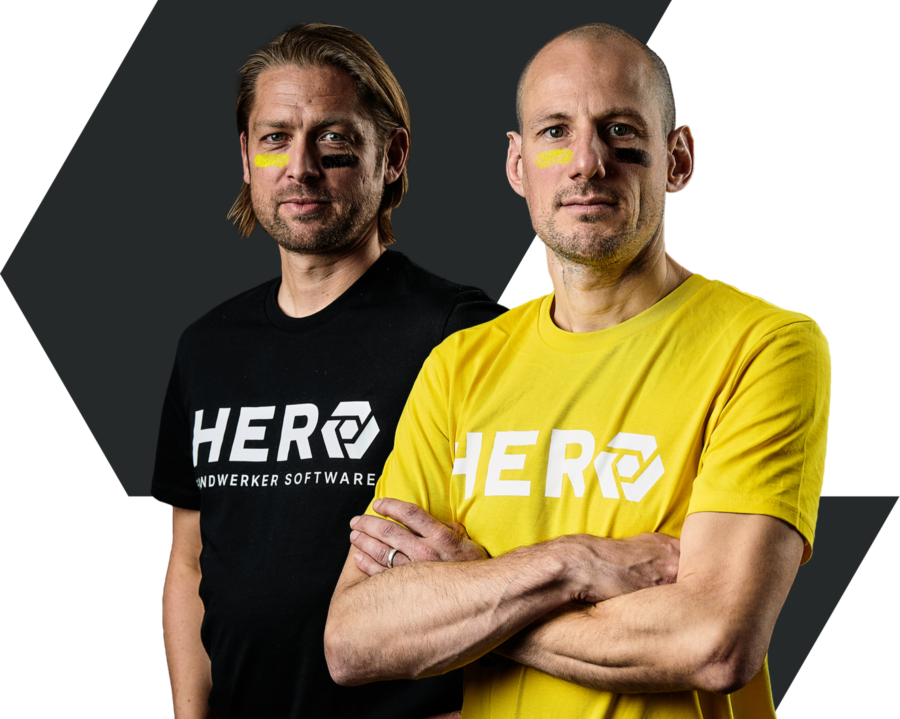 Bild: Philipp Lyding und Michael Kessler sind die Gründer von HERO Software