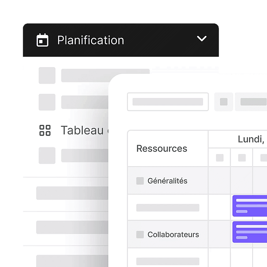 Planifier les ressources, les rendez-vous et plus encore Image: Planificateur de chantier