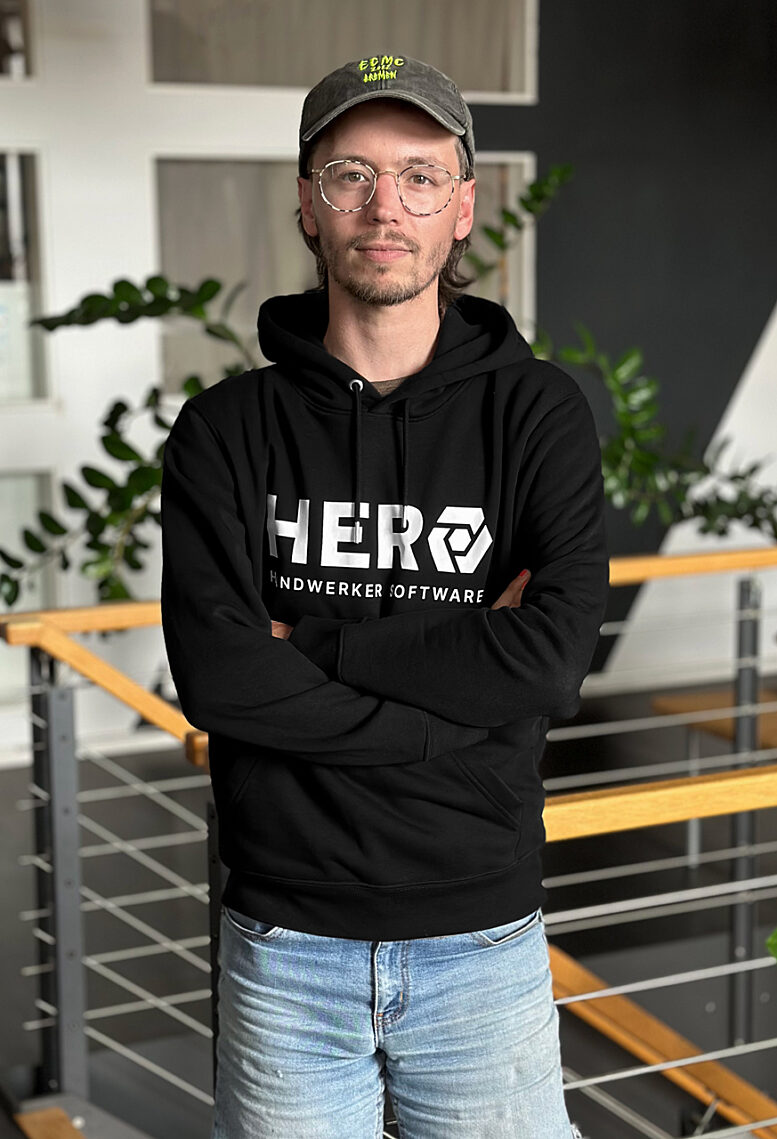 Nico Brockel, UI/UX Designer bei HERO Software Bild: Nico Brockel, UI/UX Designer bei Hero Software