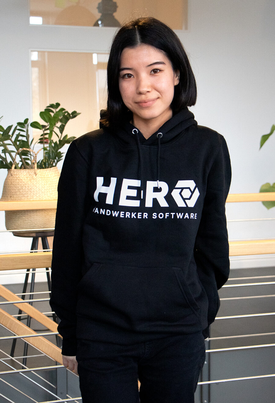 Aiperi Alymbaeva, Werkstudentin App Development (Android) bei HERO Software Bild: Aiperi Alymbaeva, Werkstudentin App Development (Android) bei HERO Software