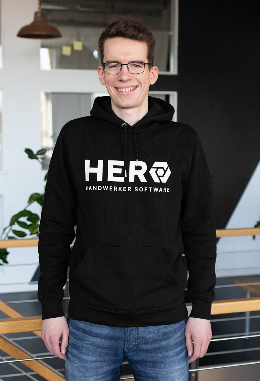Finn Ebeling, Werkstudent App-Development (iOS) bei HERO Software Bild: Finn Ebeling, Werkstudent App Development (iOS) bei HERO Software