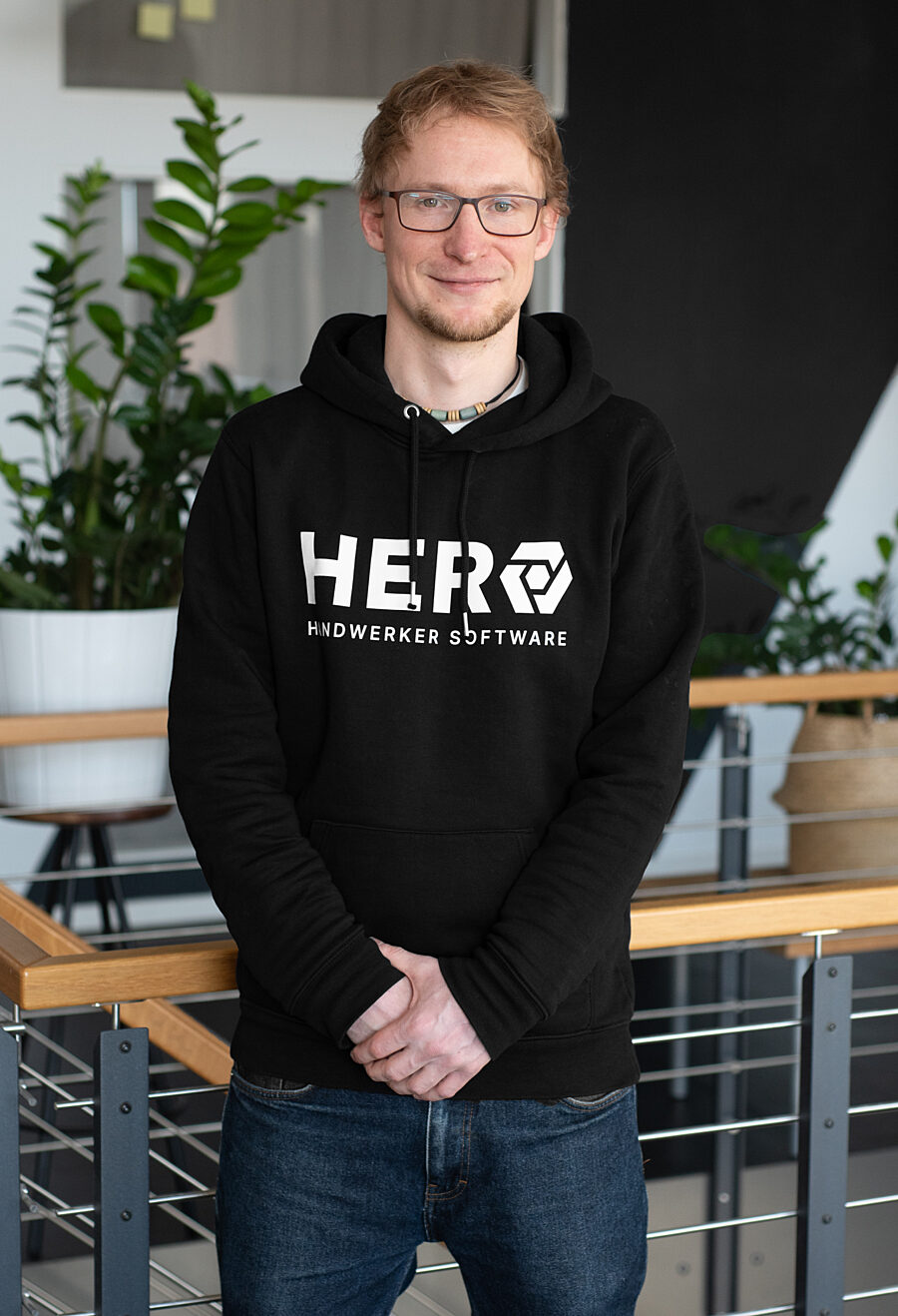 Lennart Nitschke, Auszubildender Fachinformatiker bei HERO Software Bild: Lennart Nitschke, Auszubildender Fachinformatiker bei HERO Software
