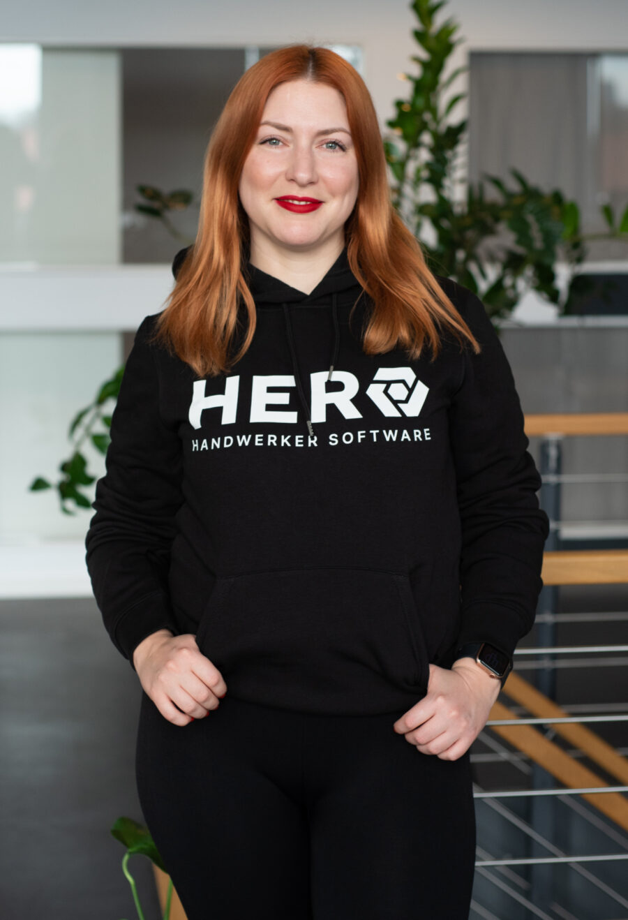 Nora Hehr, Employer Branding Managerin bei HERO Software Bild: Nora Hehr, Employer Branding Managerin bei HERO Software