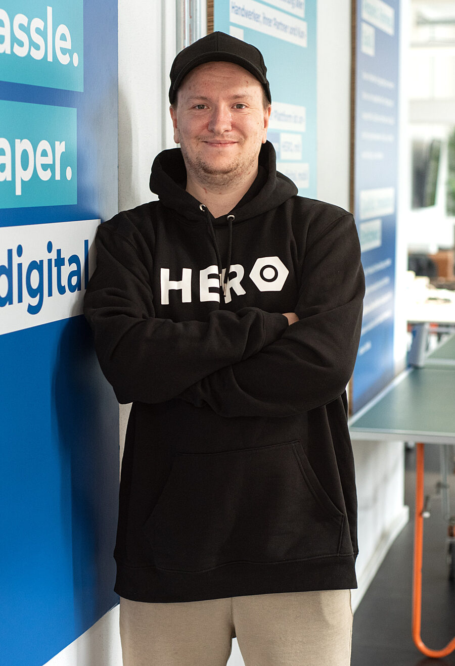 David Wölk, Senior Customer Care Manager bei HERO Software Bild: David Wölk, Senior Customer Care Manager bei HERO Software
