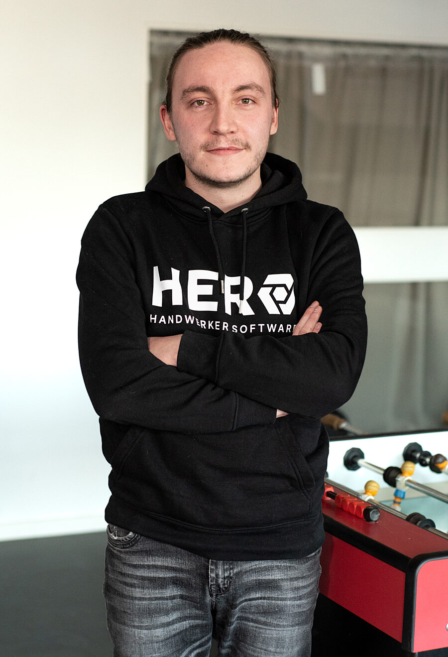 Lukas Beckmann, Presse-Arbeit bei HERO Software Bild: Lukas Beckmann, Presse-Arbeit bei HERO Software