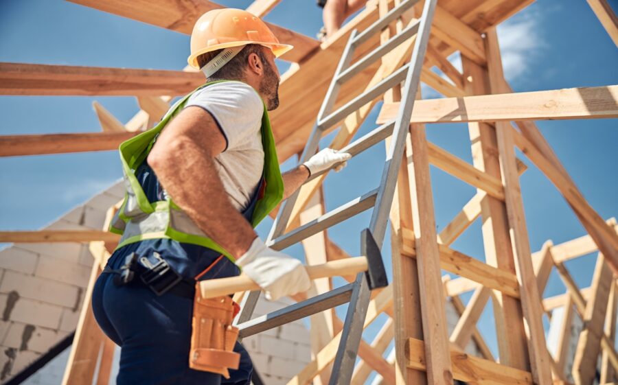 Frauen, die auf dem Bau arbeiten, sind nach wie vor in der Unterzahl Bild: Männerdomäne Baugewerbe