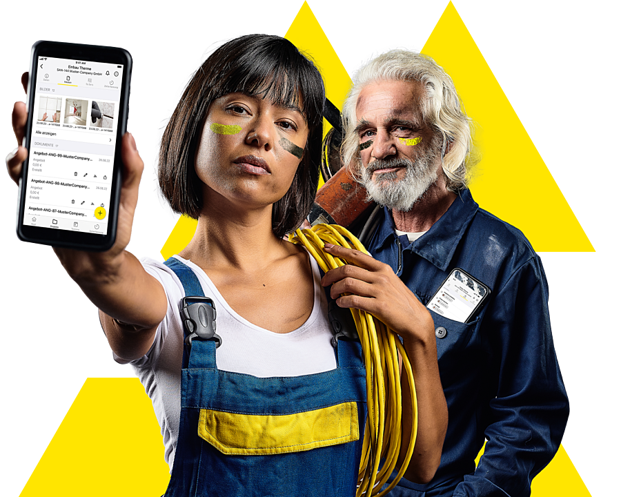 Entfessle jetzt dein Handwerk in Österreich mit HERO Software! Bild: Hero Handwerkersoftware mit App & Cloud für Österreich
