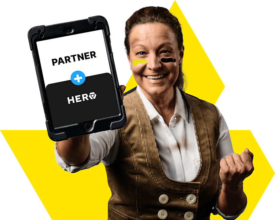 Mit HERO und den passenden Partnern das Handwerk entfesseln! Bild: Die Partner von Hero