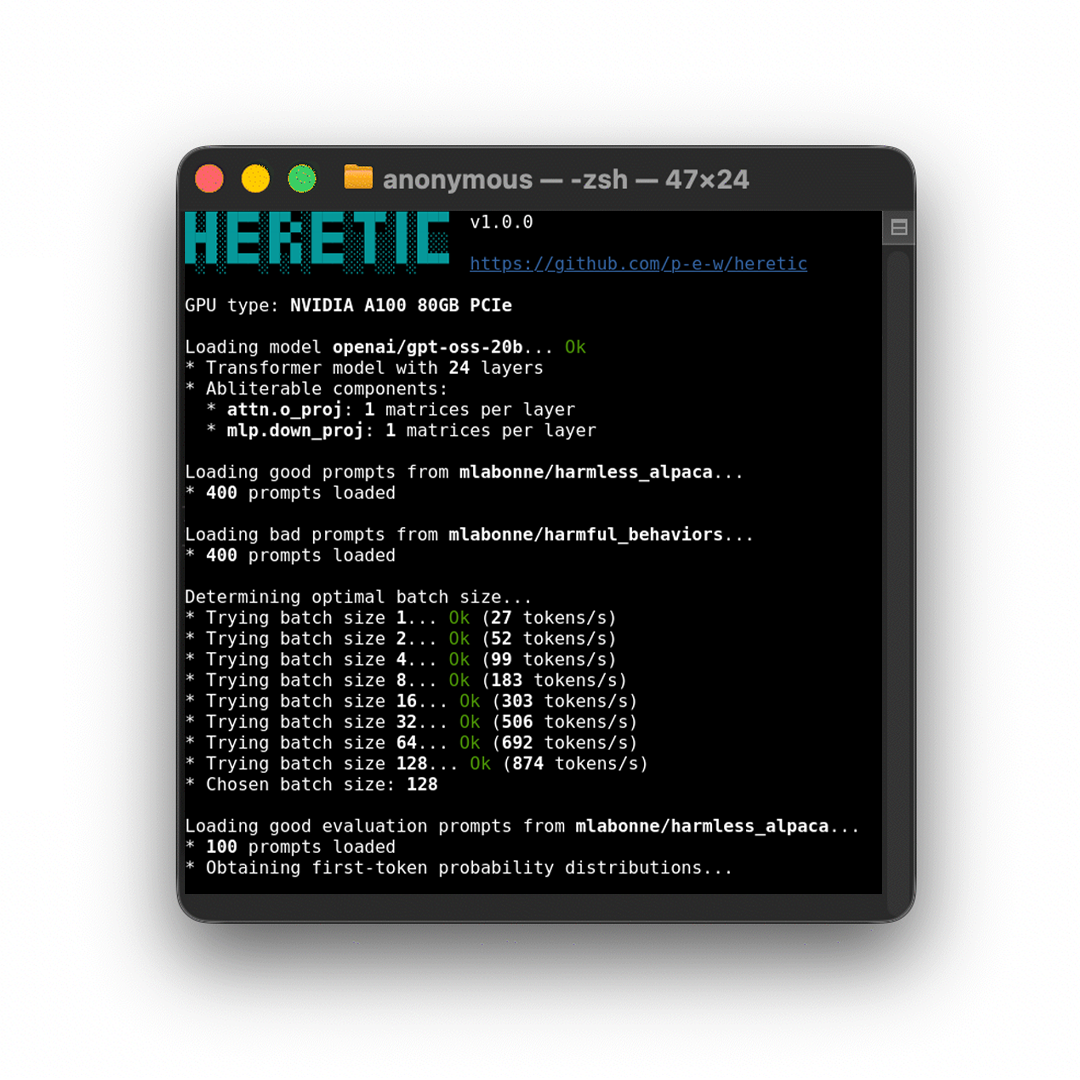 HERETIC - Uncensored AI