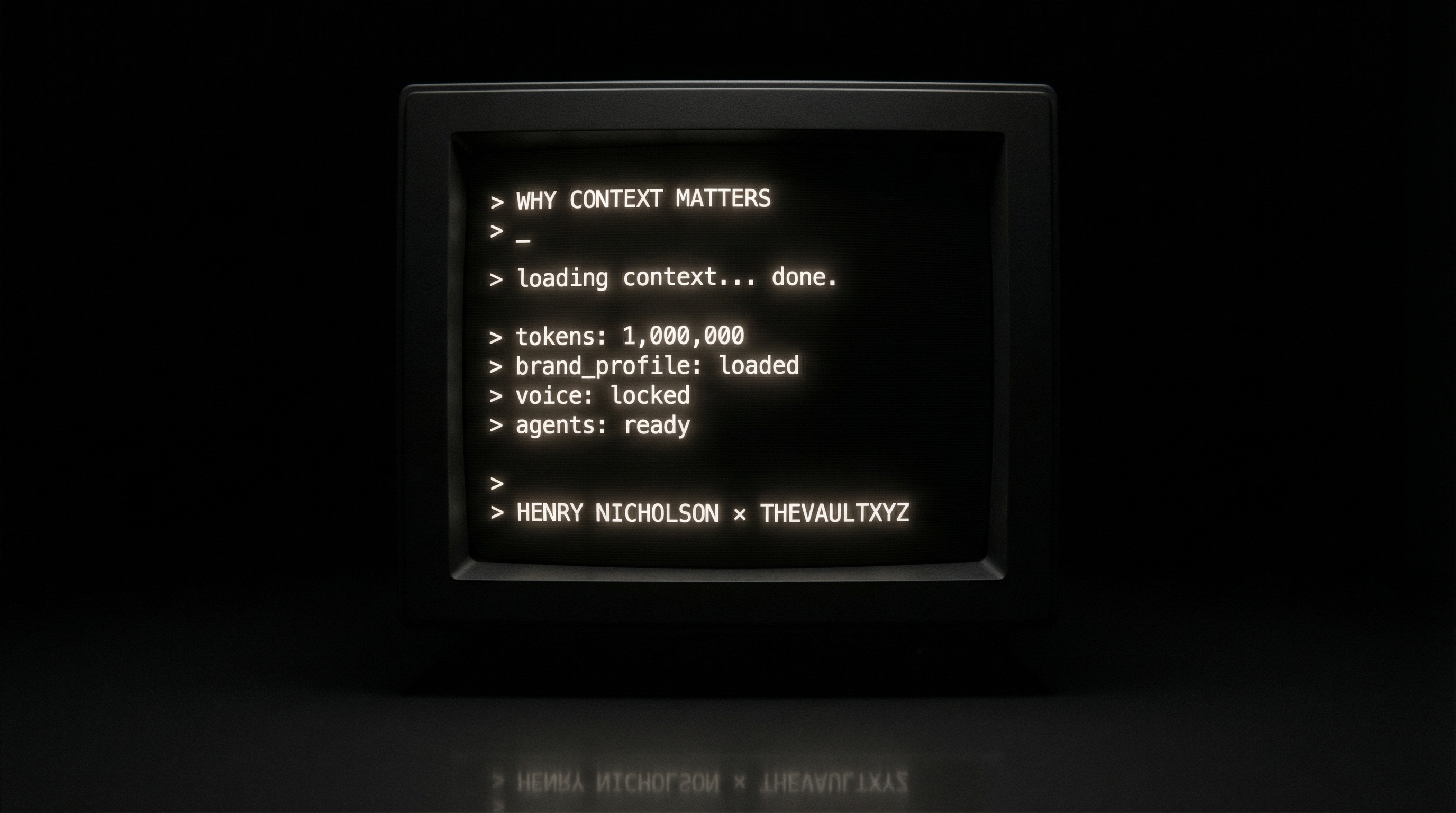 WHY CONTEXT MATTERS.