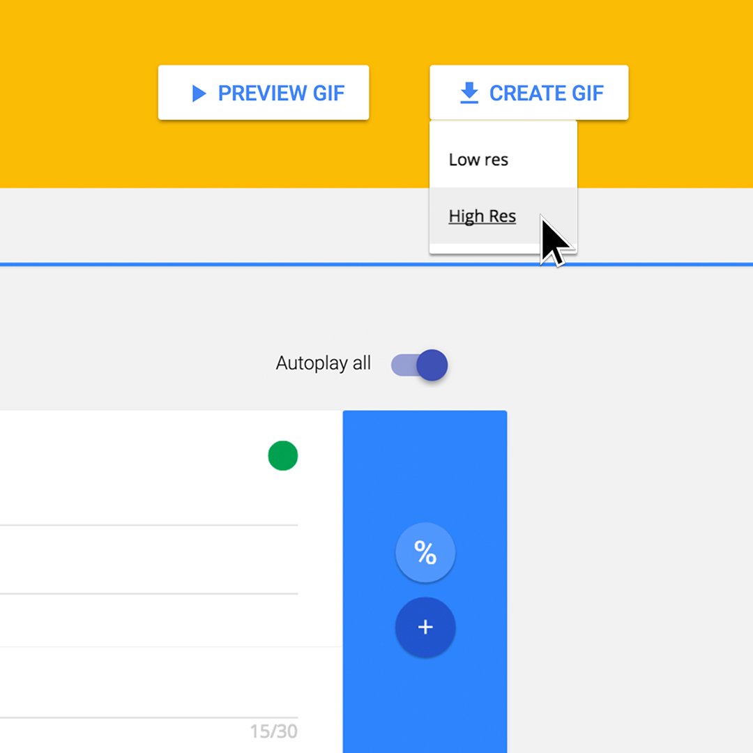 Using Data GIF Maker to compare data and tell stories