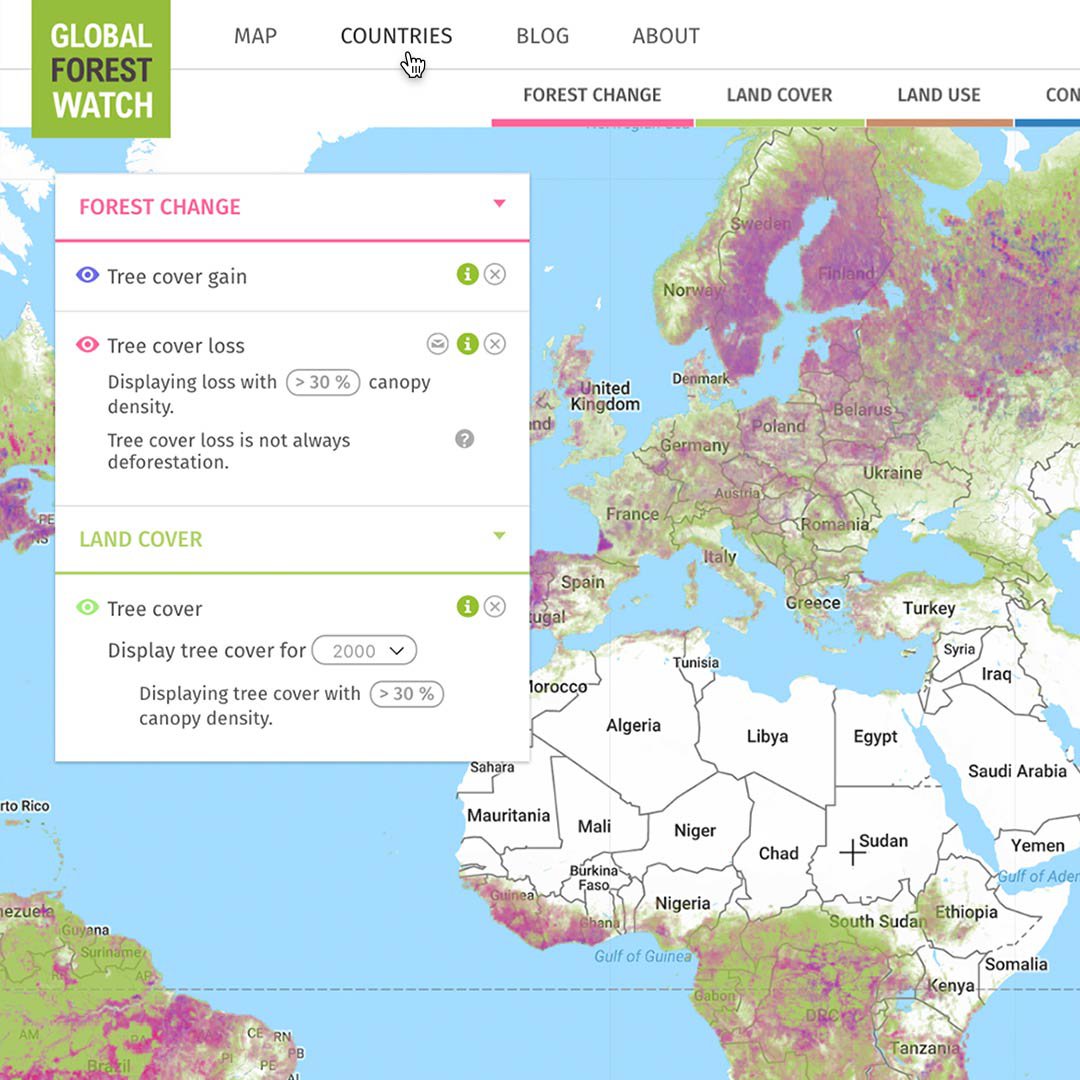 Global Forest Watch Frontier Forests | Data Basin