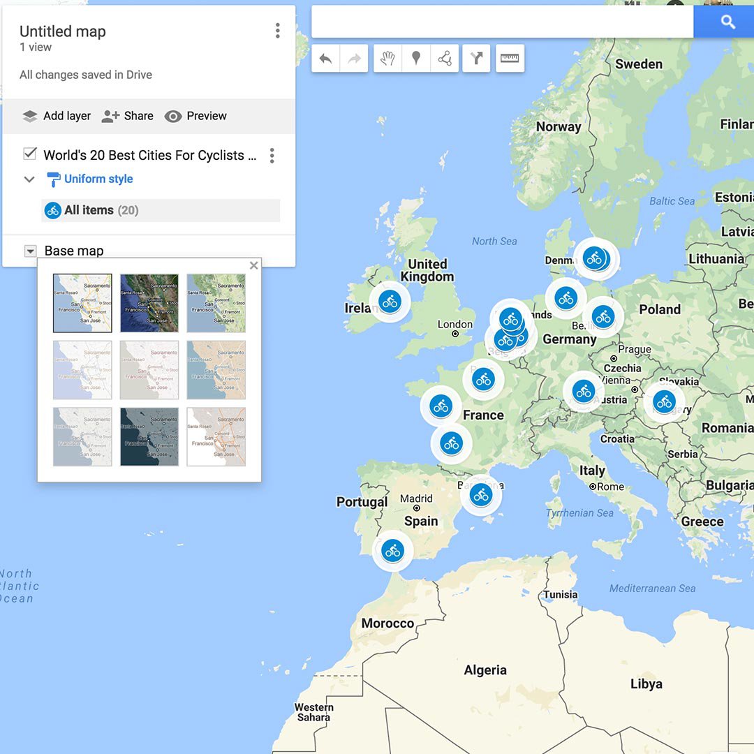 Mapa de Portugal - Mapa do Google Maps, o qual tem como propósito