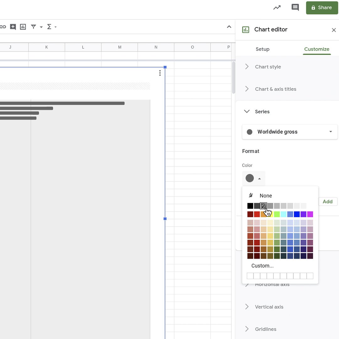 How to create live-updating visualizations using Google Sheets