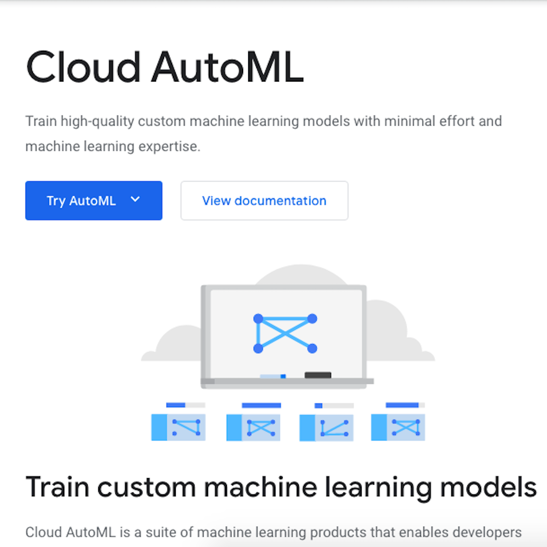 Google cloud hot sale platform automl