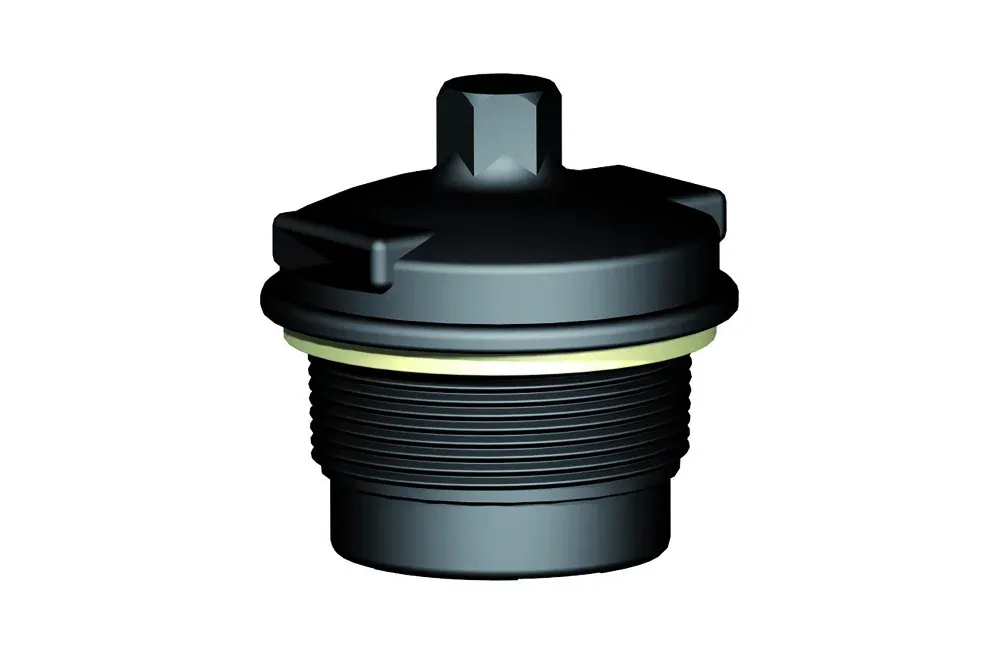 Vakuumventil (luftutlader) med utvendig gjenge, polypropylen