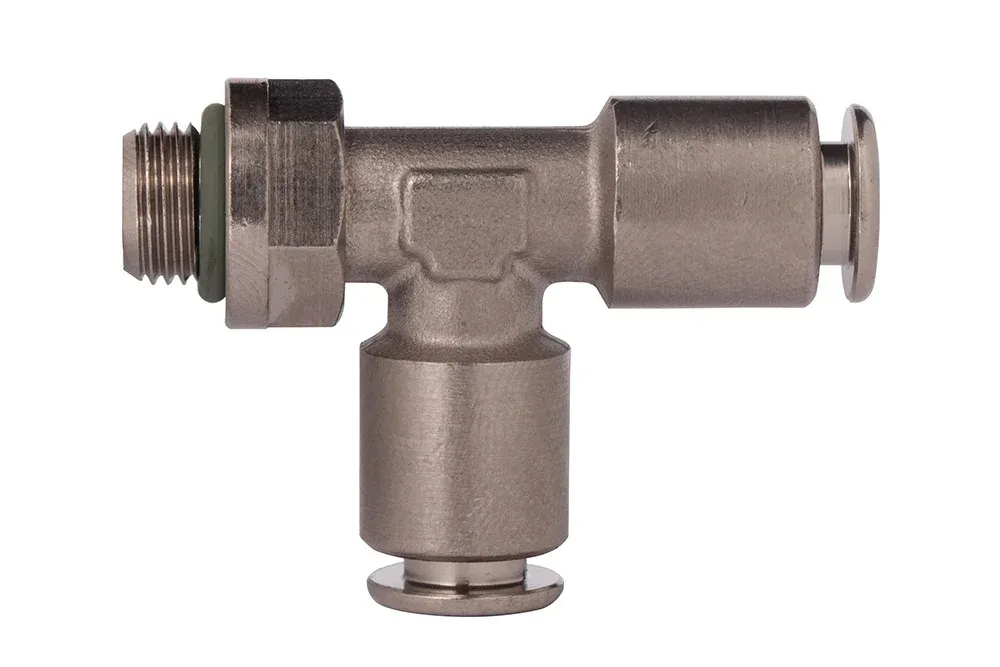 Pluggt-stykke "L" med utvendig gjenge, type R 38 NSF