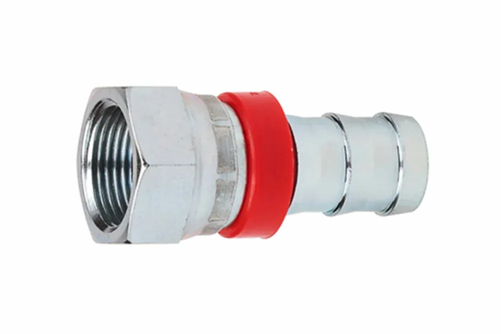 Selvlåsende PUSH-ON-ende med BSP-gjenger karbonstål, type YBW140