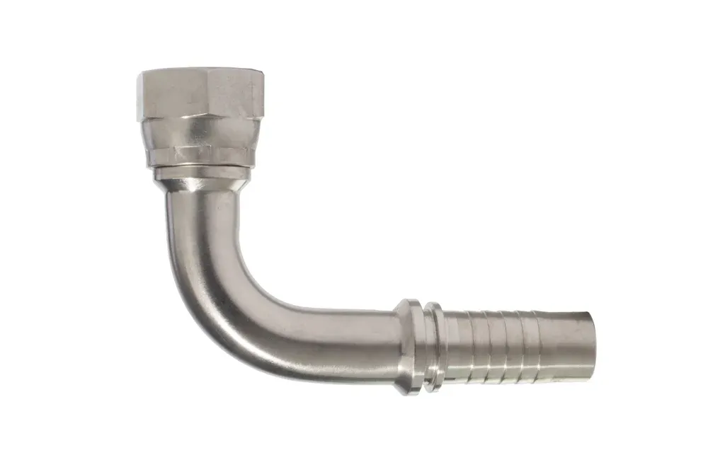 Hydraulisk ende DKR-F 90°, type ZBW240, stål AISI 316 (PH)