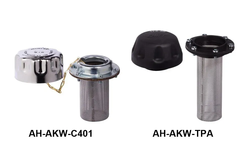 Įpylimo kamštis su filtru dangtelyje AKW