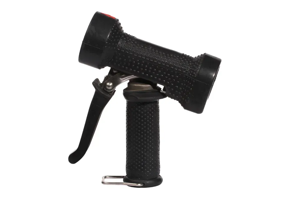 Vandens pistoletas, nerūdijantis plienas, AKBO HEAVY DUTY BIG FLOW, juodas