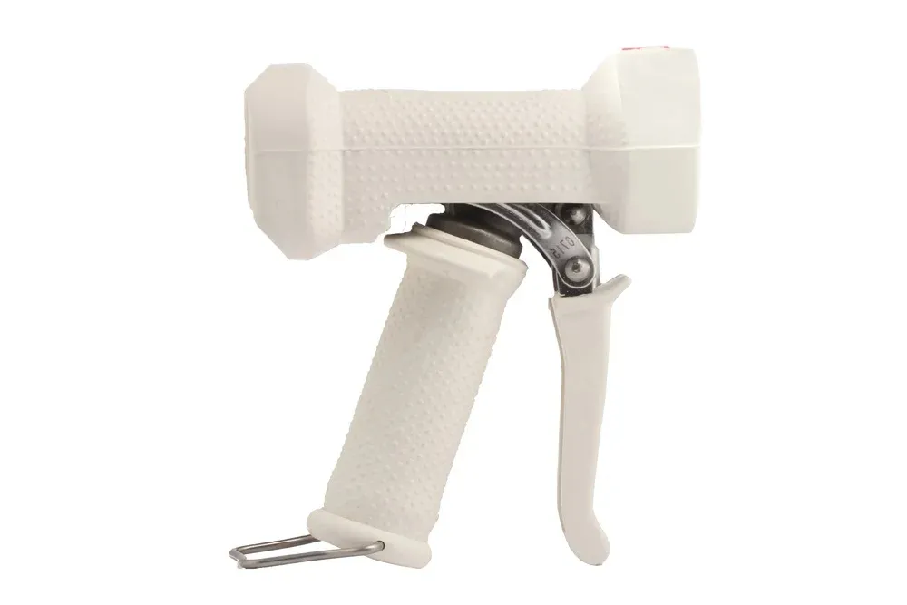 Vandens pistoletas, nerūdijantis plienas, AKBO HEAVY DUTY, baltas