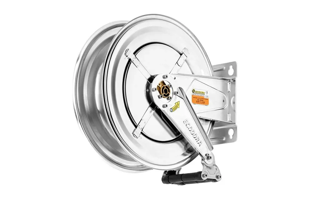 Automatinė būgninė žarna ritė ECODORA E-304, nerūdijantis plienas