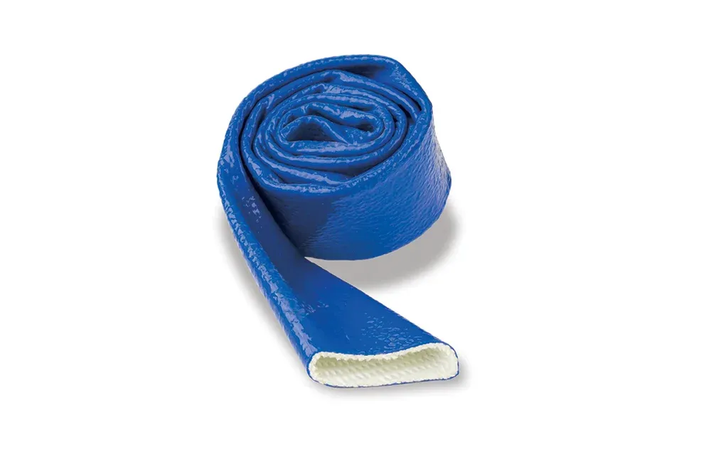 Storas stiklo pluošto apvalkalas, padengtas mėlynu silikonu COOL BLUE