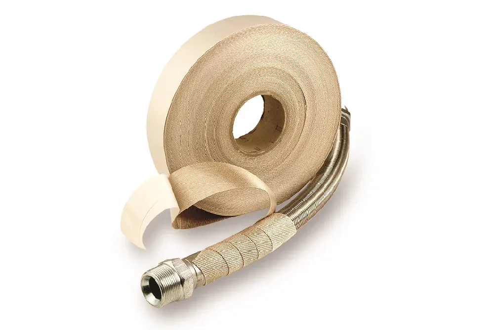 Savaime prilimpanti šiluminė silicio pluošto juosta SILICAFLEX TAPE AB