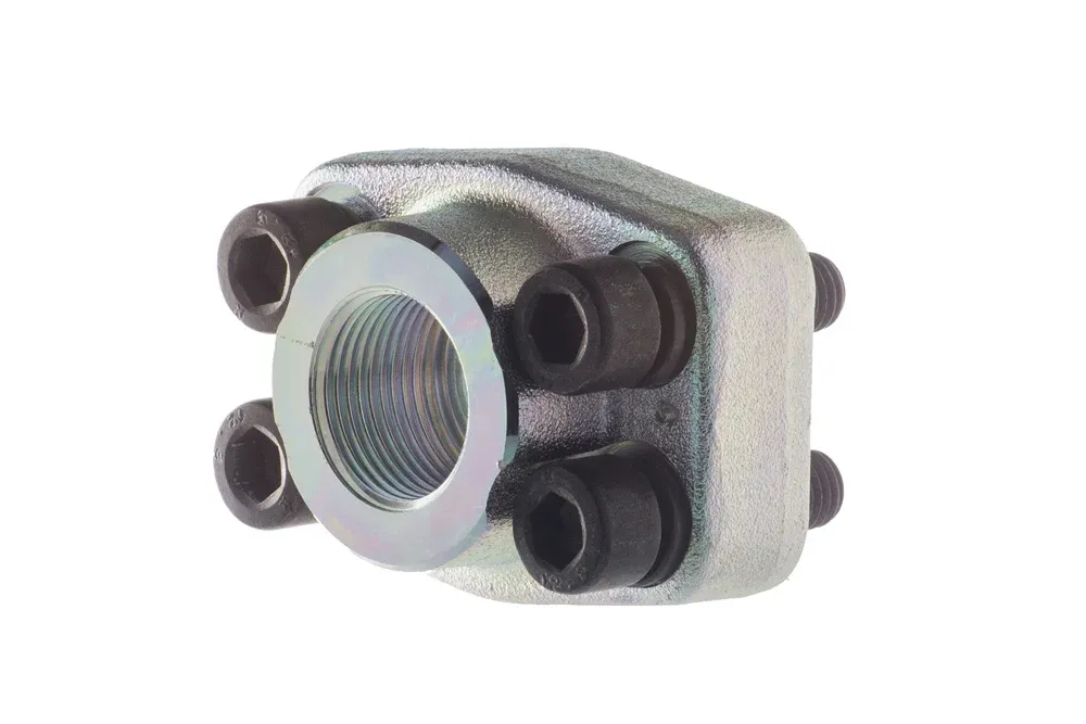 SAE 6000 flanšinis prijungimas / vidinė BSP sriegtis, anglinis plienas, tipas D6