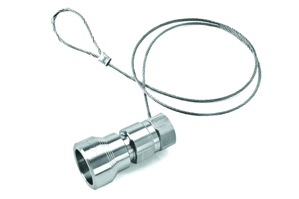 Greitojo sujungimo QC-LOK® kištuko dangtelis su virvele, tipas QC4, QC6