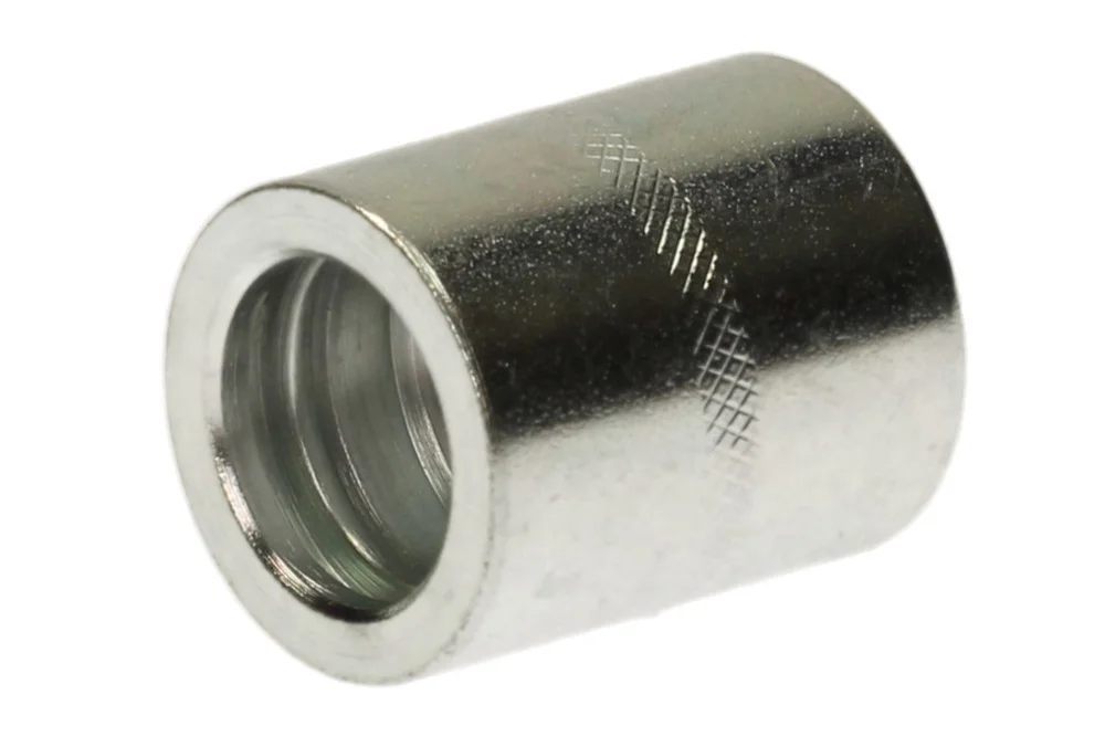 Spaudžiamoji įvorė termoplastiniams R6, R7, R8 žarnoms, anglinis plienas, tipas BX7
