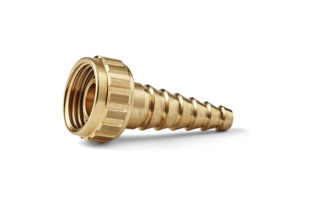 Universalus BSP vidinės sriegio jungtis, moletuotas veržlė, žalvaris, NiTO A tipas