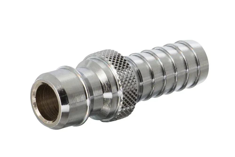 NiTO 1/2" vandens greitos jungties kištukas su žarnos antgaliu, žalvaris