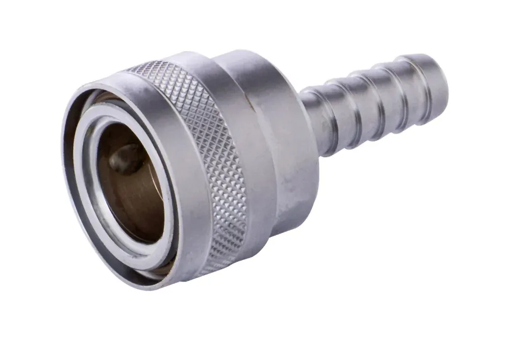 Vandens greitos jungties lizdas NiTO CLICK 1/2" su žarnos antgaliu, žalvaris